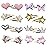 8 Pairs/16 Pack Hair Clips for Girls, Gingbiss Butterfly Metal Snap Hair Clips, Cute Girls Barrettes Heart Shaped Hair Clips Accessories for Kids