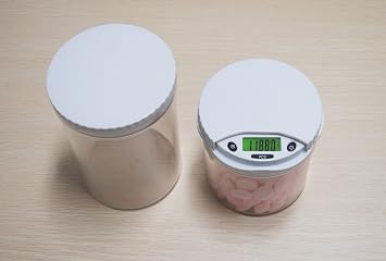 600g X 0.1g Kitchen and Medical Scale, Container Scale