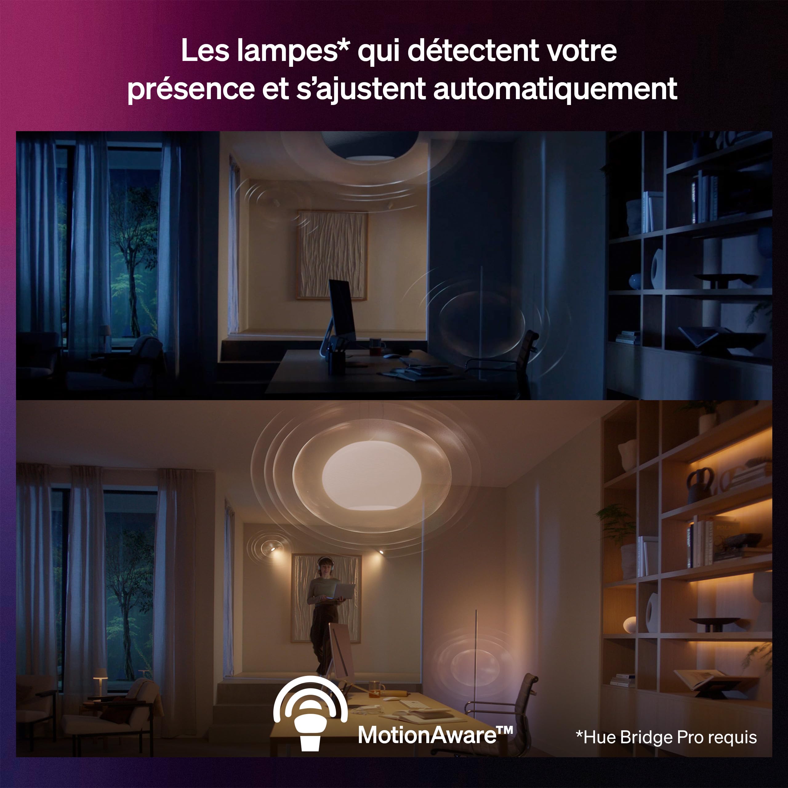Philips Hue Turaco Applique Extérieur, Lumière Blanche et Multicolore Personnalisable, 1100 lm, Ampoule A60 Incluse, Luminosité Variable, IP44 Résiste aux Intempéries, Compatible Matter, Zigbee