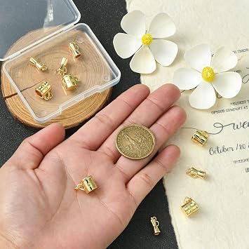 KitBeads 10pcs Brass & Gold Plated Cafe Moka Pot & Coffee Cup Charms for Jewelry Making