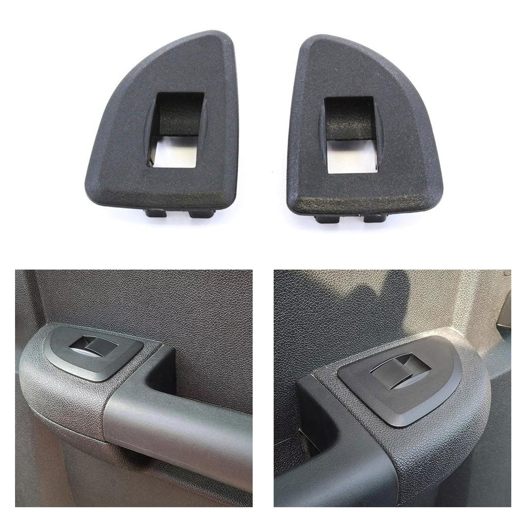 Windshield A-Pillar Trim & Molding Set - Left & Right Side Replacement For 2005-2010 Chrysler 300, Dodge Charger & Magnum