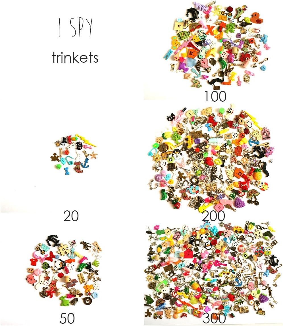 TomToy Medium Mixed I Spy trinketsת, Set of 300 trinkets