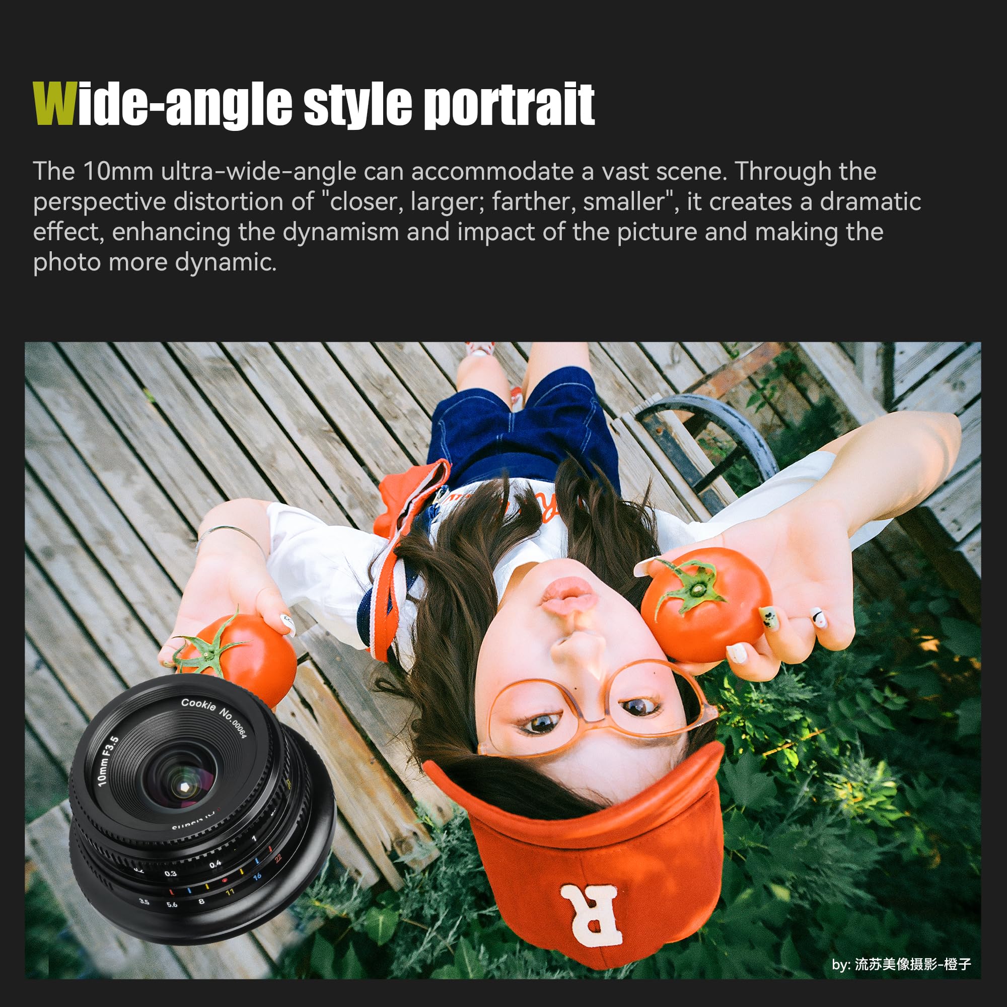 7artisans Objectif Grand Angle 10 Mm F3.5 APS-C Pour Canon RF, Mise Au