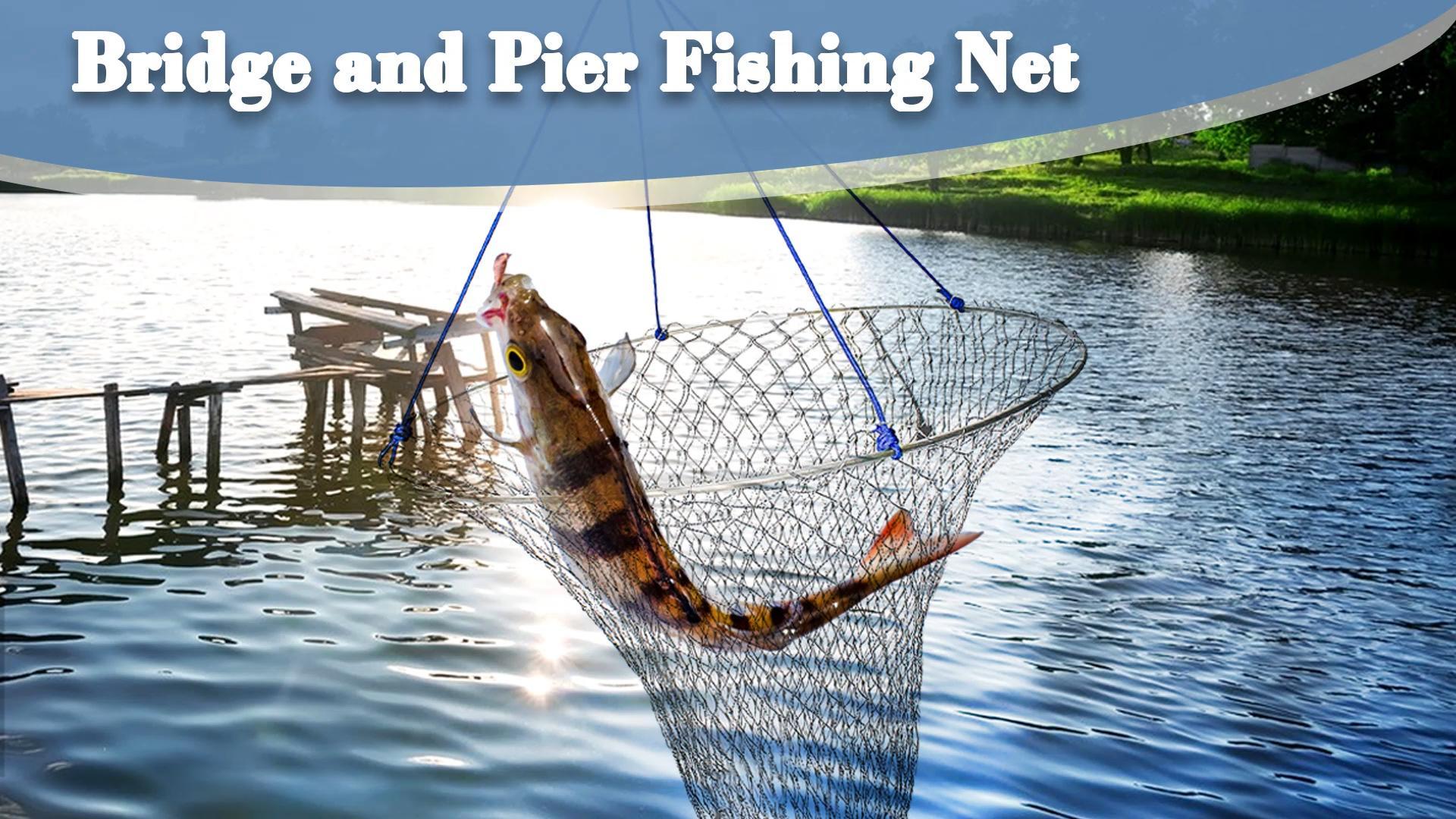 Amazon.com : FREGITO Bridge and Pier Fishing Net Heavy-Duty Design for Big Fish Portable Fishing Cast Net with Rope, Coarse Soft Steel Hoop, Colourful Dual-Line Construction Drop Net/Rope/Storage BagColorful : Sports & Amazon.com : FREGITO Bridge and Pier Fishing Net Heavy-Duty Design for Big Fish Portable Fishing Cast Net with Rope, Coarse Soft Steel Hoop, Colourful Dual-Line Construction Drop Net/Rope/Storage BagColorful : Sports &