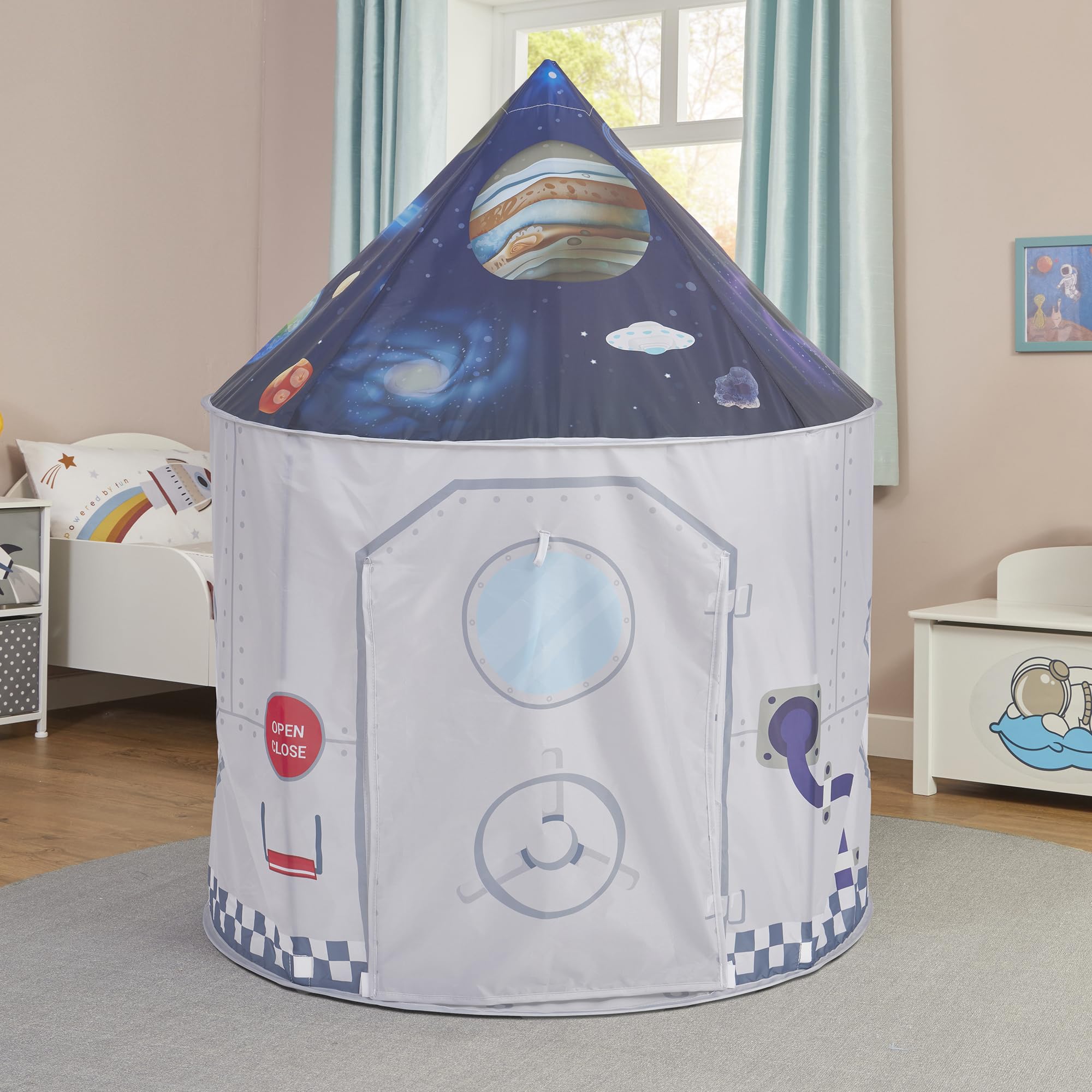 Liberty House Toys Space Play Tent, Grey, Dia100 x H135 cm