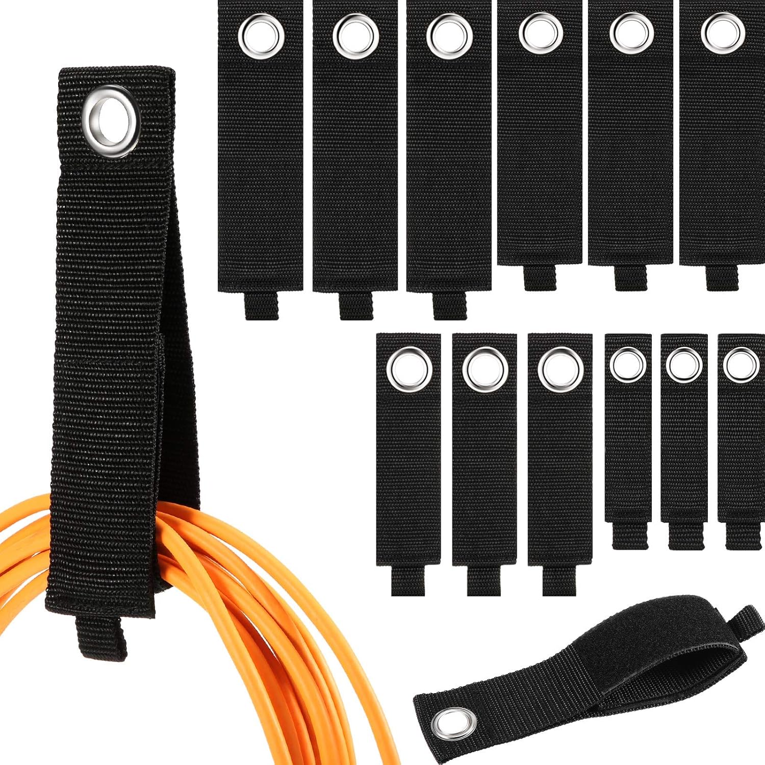 12 Pieces Extension Cord Organizer Extension Cord Holder Nylon Heavy