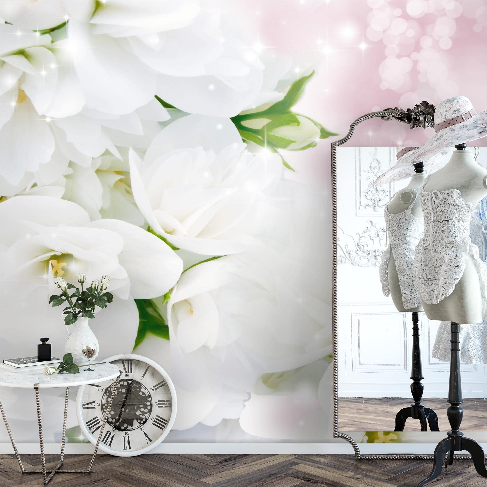 Fotobehang Leren Look Muur 352 x 250 cm - Vliesbehang Woonkamer Slaapkamer Kantoor Hal Decoratie Muurschilderingen XXL Moderne Wanddecoratie - 100% MADE IN GERMANY - Runa Behang - 9090011b