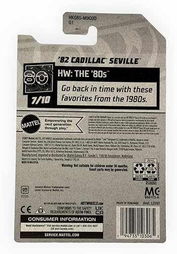 Miniatura 2 de Hot Wheels Cadillac Sevilla '82, HW Los 80 7/10