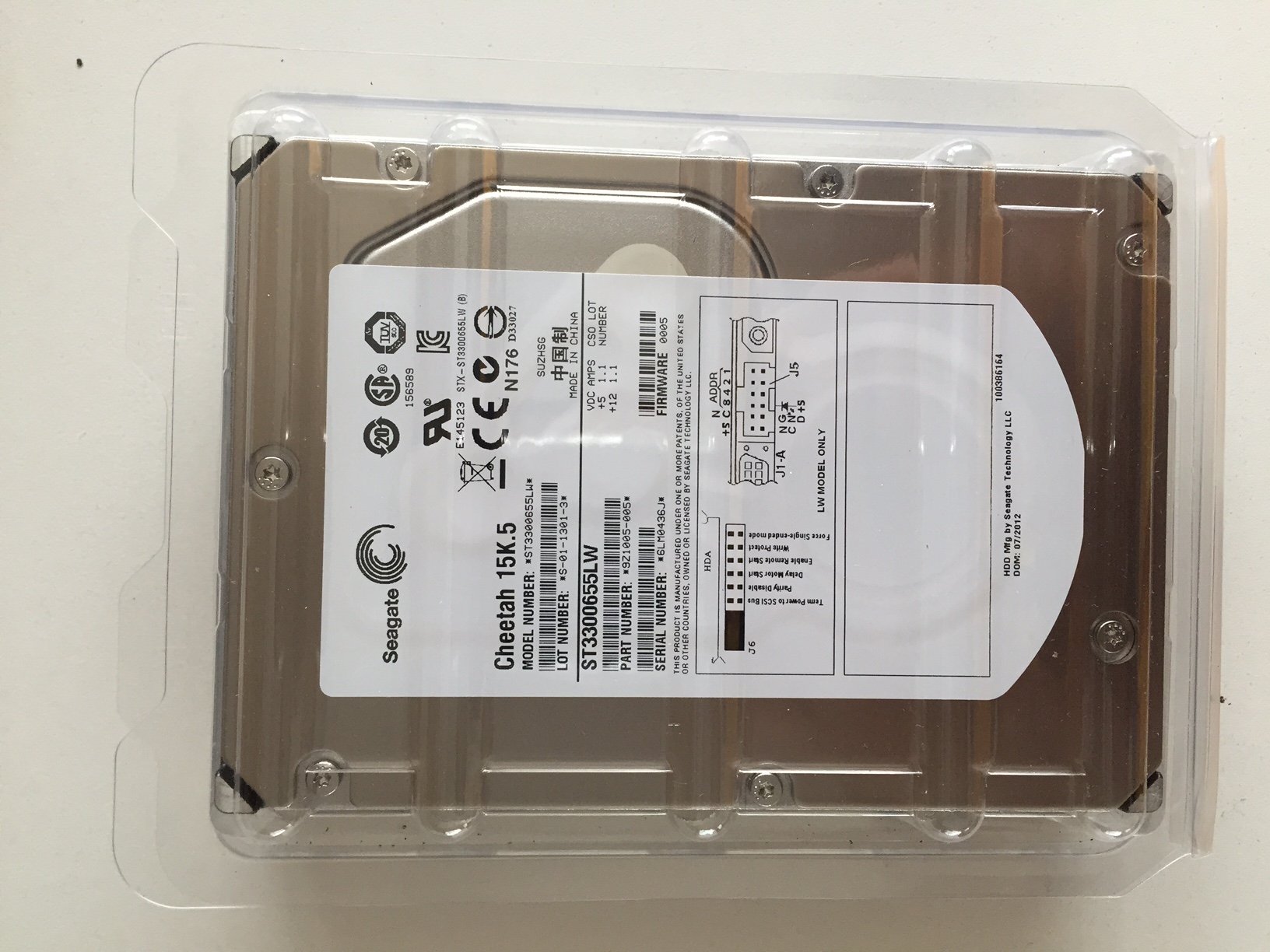 Seagate ST3300655LW Cheetah 3.5