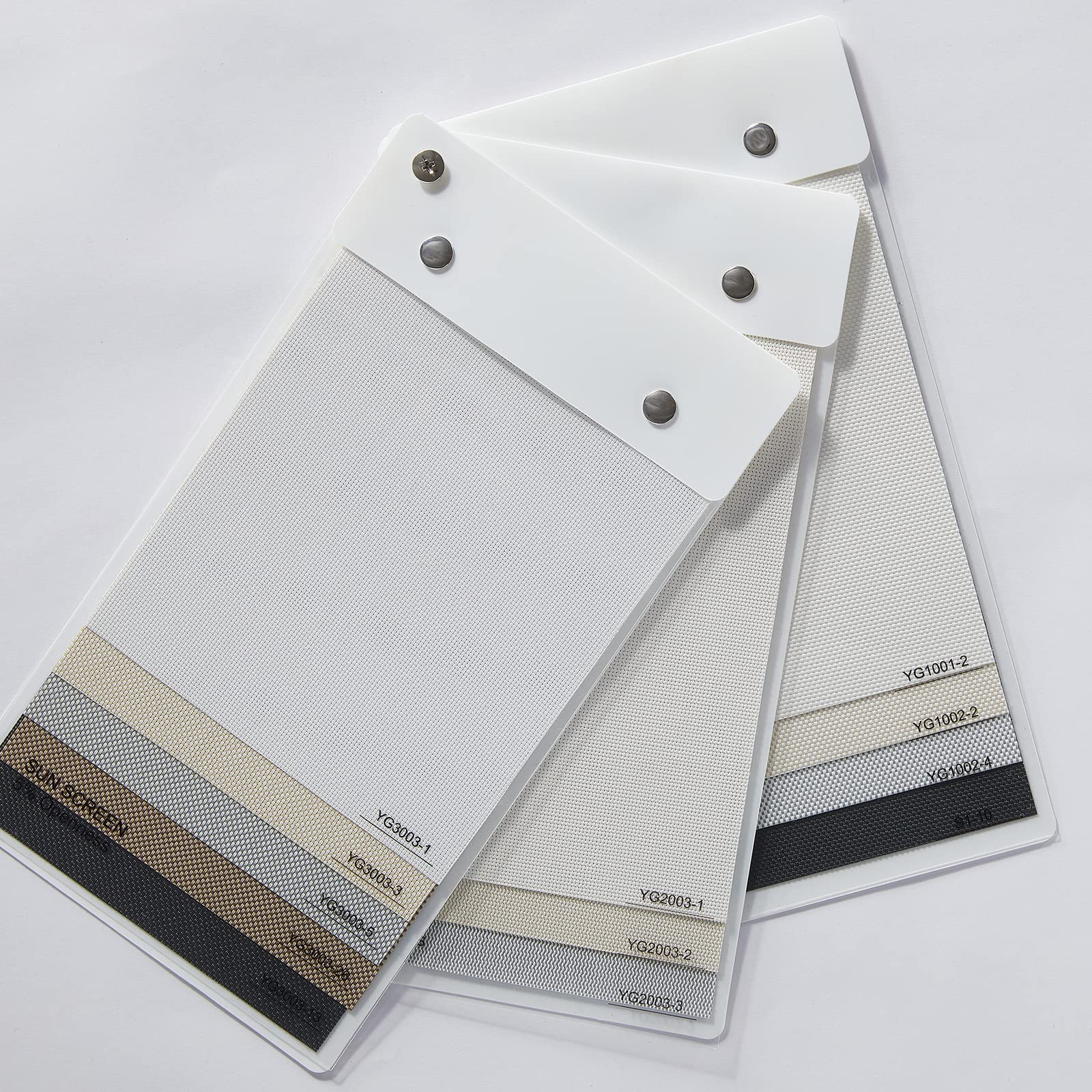 Persilux 1% / 3% / 5% Openness Light Fitering Fabric Samples for Customized Solar Shades