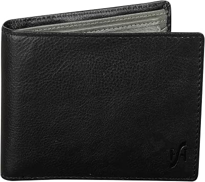 STARHIDE RFID Blocking Wallet for Men UK   Genuine Soft Leather Bifold Card Holder   Coin Pocket, ID Window, Cash Organiser   Gift Boxed #1216