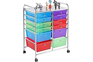 Yaheetech Craft Organizer Rolling Cart