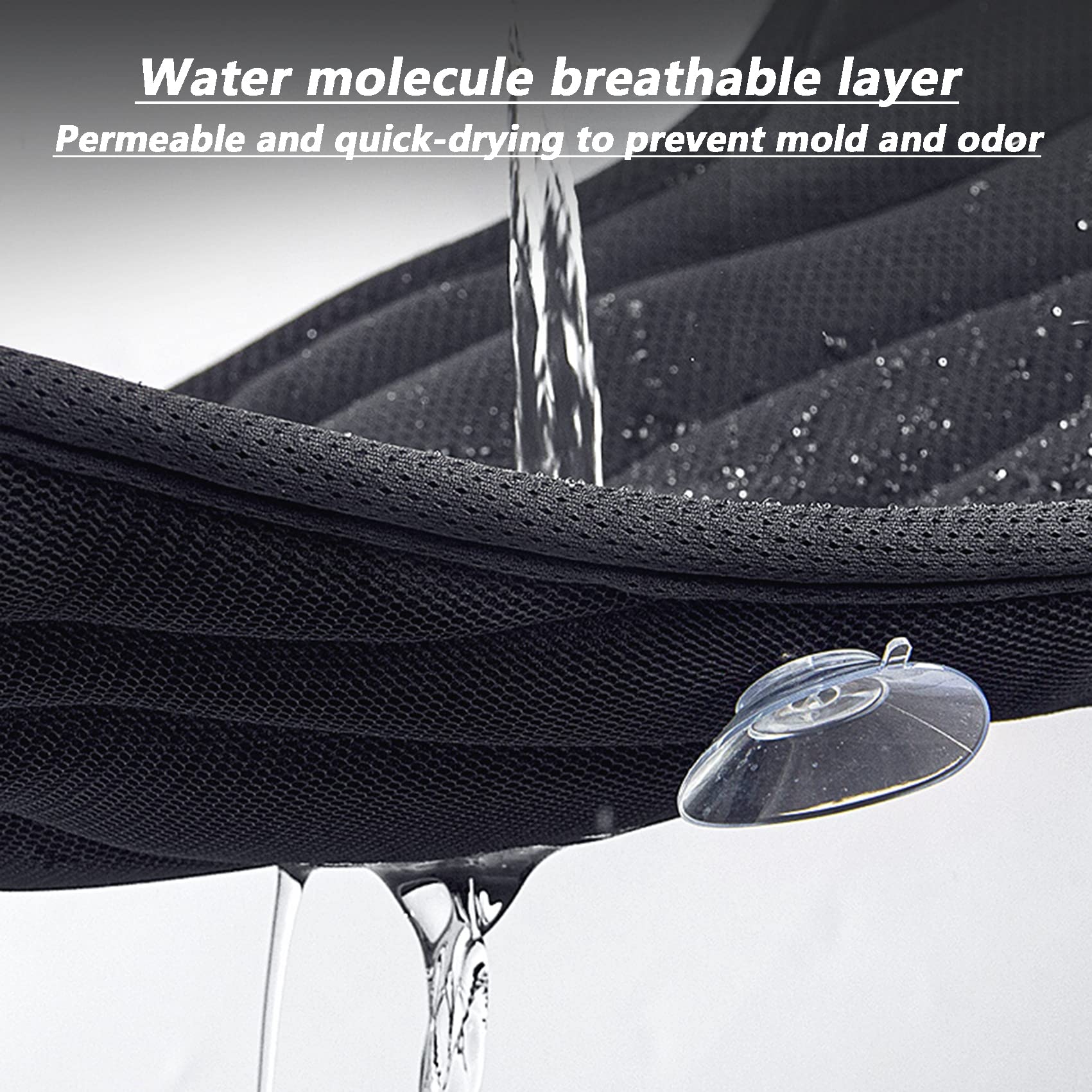MyrRhe Almohada de baño ergonómica de Cuerpo Completo cojín Premium para Comodidad en la bañera