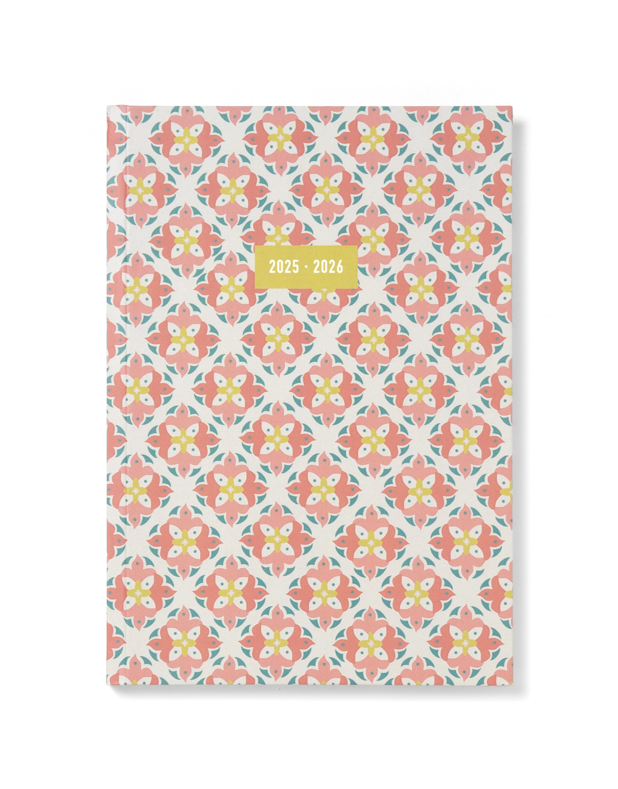 Letts of London Morocco A5 Academic 2025/2026 day to a page with appointments diary - Coral 26-031815