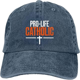 Cool Hat Conservative Pro Life Catholic Adjustable Vintage Cowboy Baseball Caps Women Men Gift Dad Hats