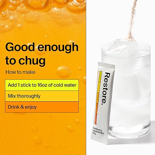 Miniatura 5 de The Absorption Company Paquetes de electrolitos en polvo, mezcla de bebida de recuperación e hidratación para entrenamiento con glutatión liposomal,