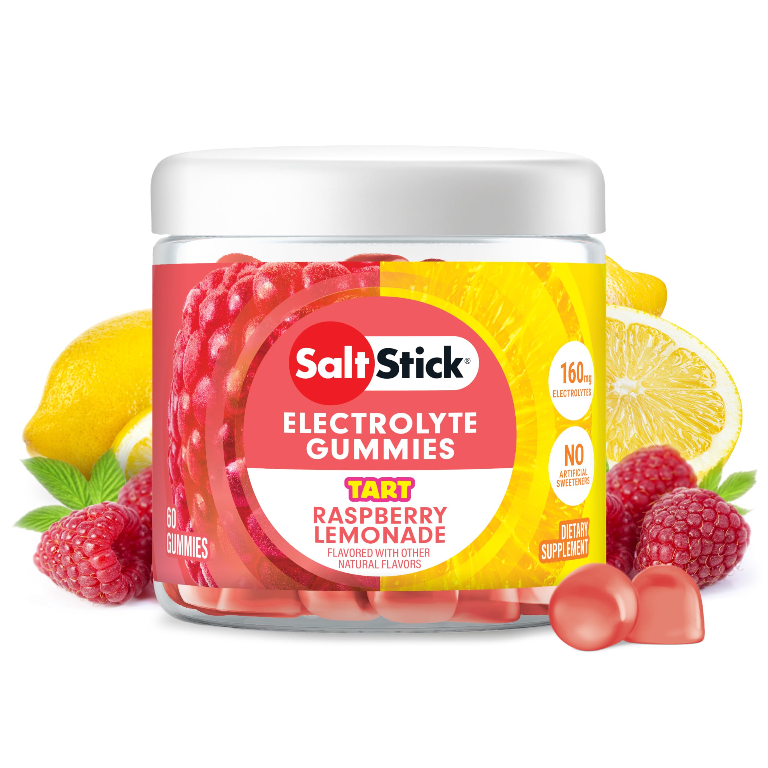 SaltStick Electrolyte Gummies Tasty Quick Electrolytes for Hydration 60ct