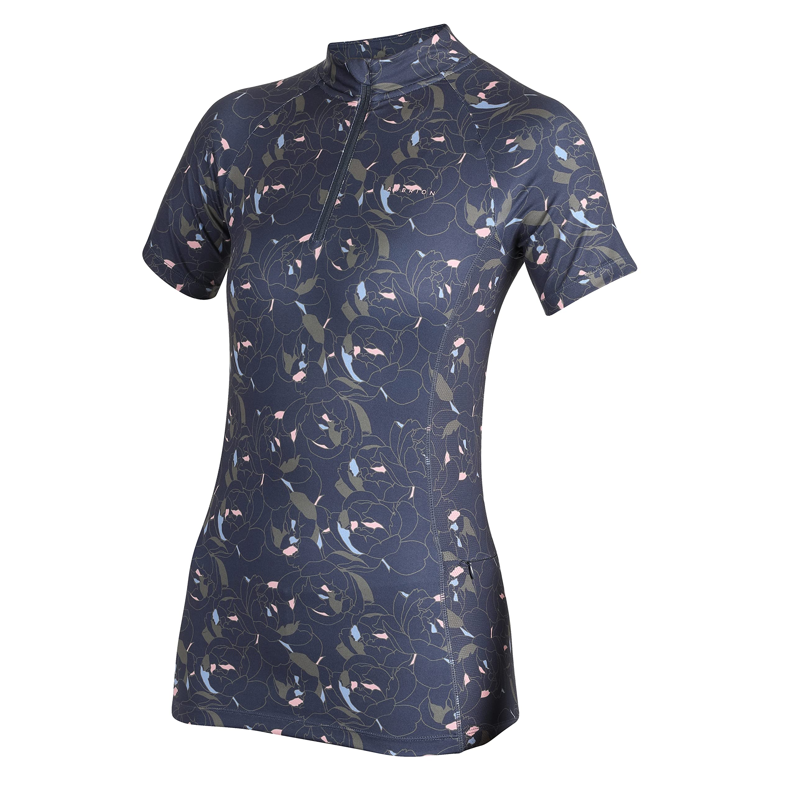 Aubrion Shires Revive Womens Short Sleeve Base Layer - Navy Blue