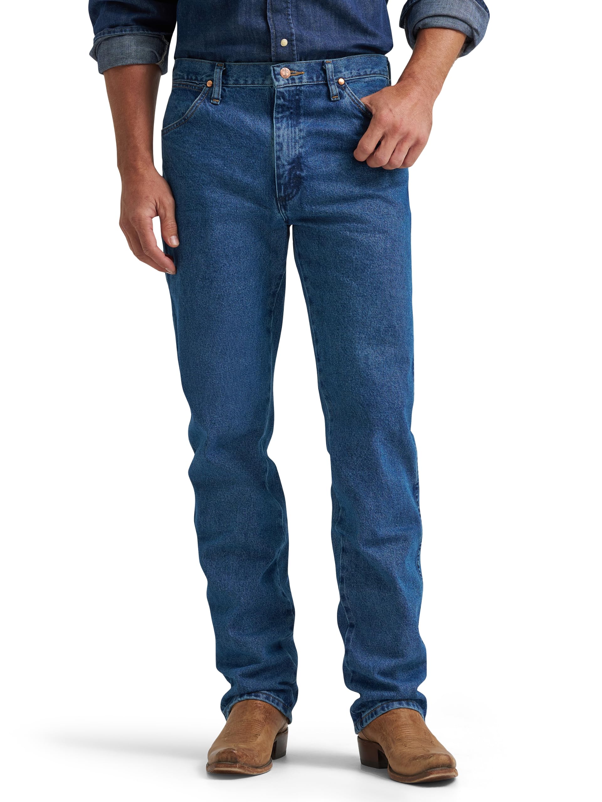 Wrangler Men's Stonewashed - Jeans - Original Regular Bootcut Fit - 13Mwz
