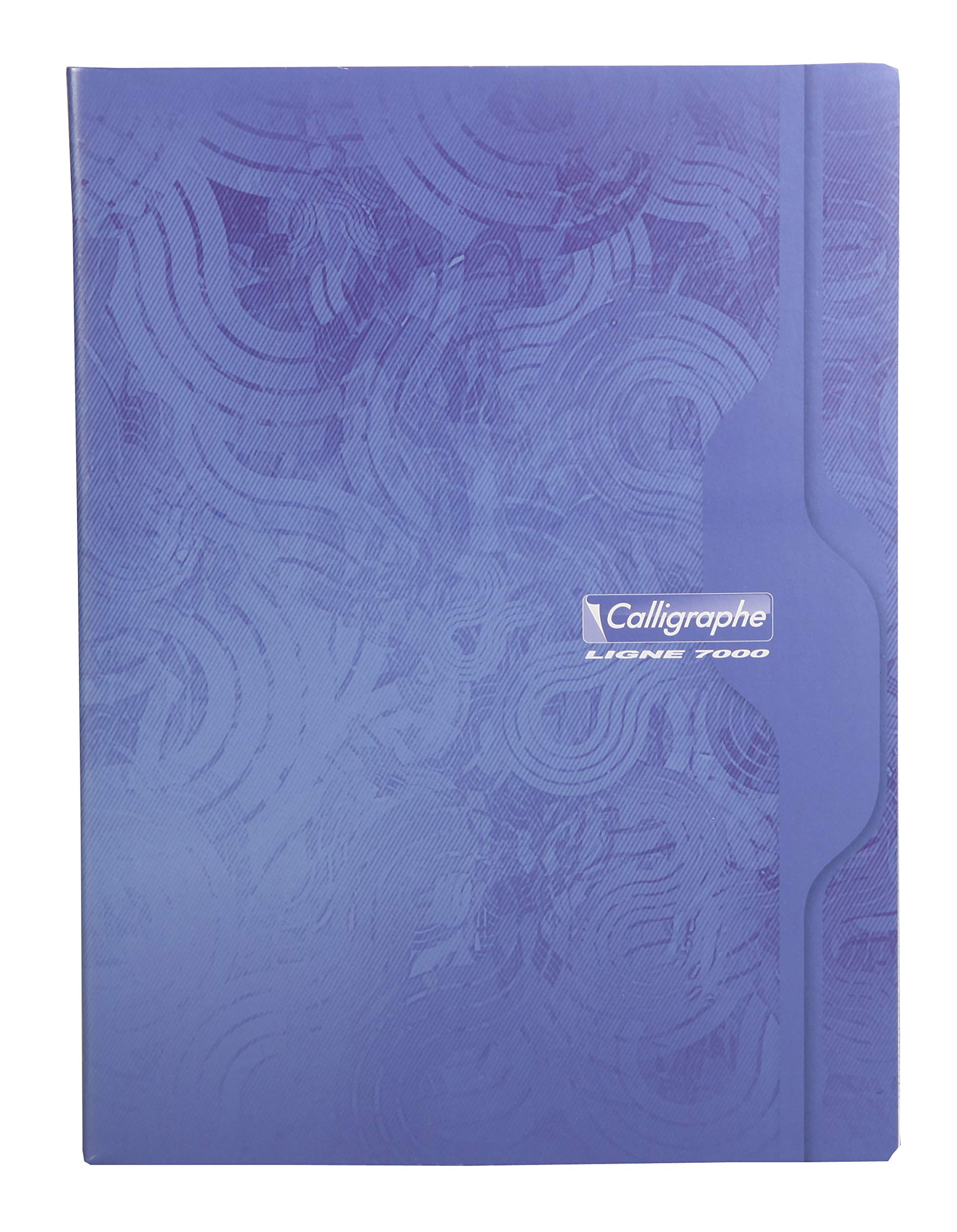 Clairefontaine - Ref 7498C - Calligraphe Staple bound Spine Notebook (96 Sheets) - 24 x 32cm, Séyès Ruling, 70gsm Vellum Paper, Offset Card Cover, Assorted Colours - Pack of 5