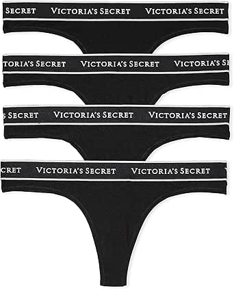 Amazon.com: Victoria's Secret Women's Cotton Logo Thong Underwear