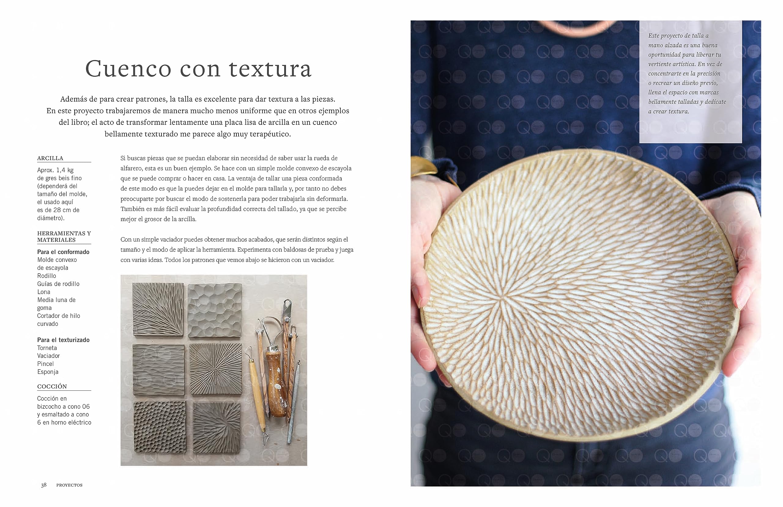 Cerámica creativa: texturas, tallado, grabado: Y otras técnicas sencillas de decoración cerámica