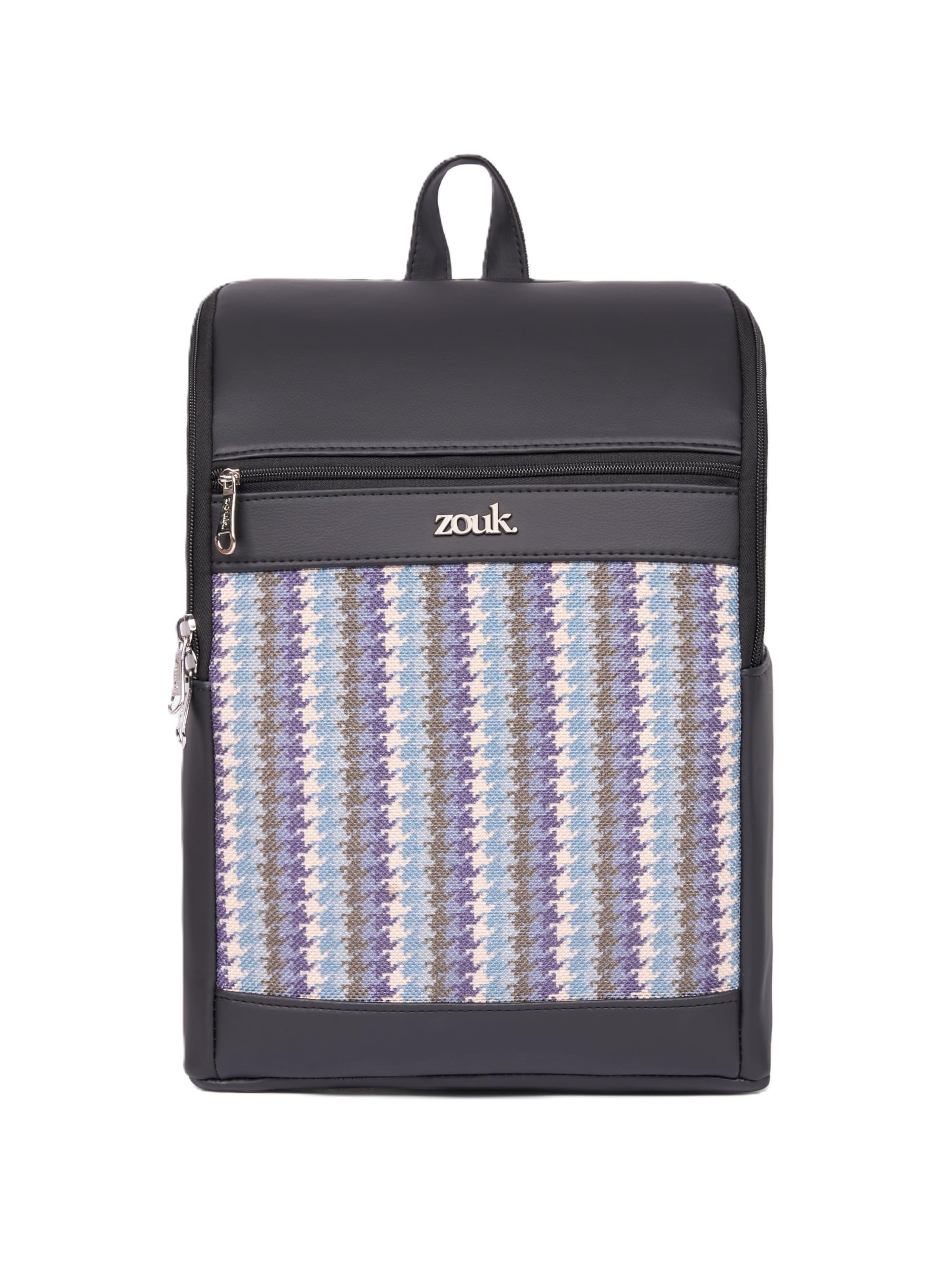 Amalia Vegan Leather Black Laptop Backpack | Fits 15.6" Laptop | Water Resistant Anti-Theft Travel & Office Bag for Women | Padded Back Panel | Adjustable Strap-image-27