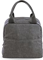 Vista 1 de Steel Mill & Co - Bolsa de almuerzo aislada para mujeres u hombres, lonchera de gran capacidad, bonita bolsa de almuerzo para adultos, mini hielera