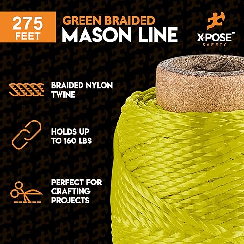 Miniatura 3 de Cordel de nailon  Cuerda de nailon de 275 pies  Cuerda fina sintética  Uso en interiores y exteriores para manualidades, camping, jardín, nivel de