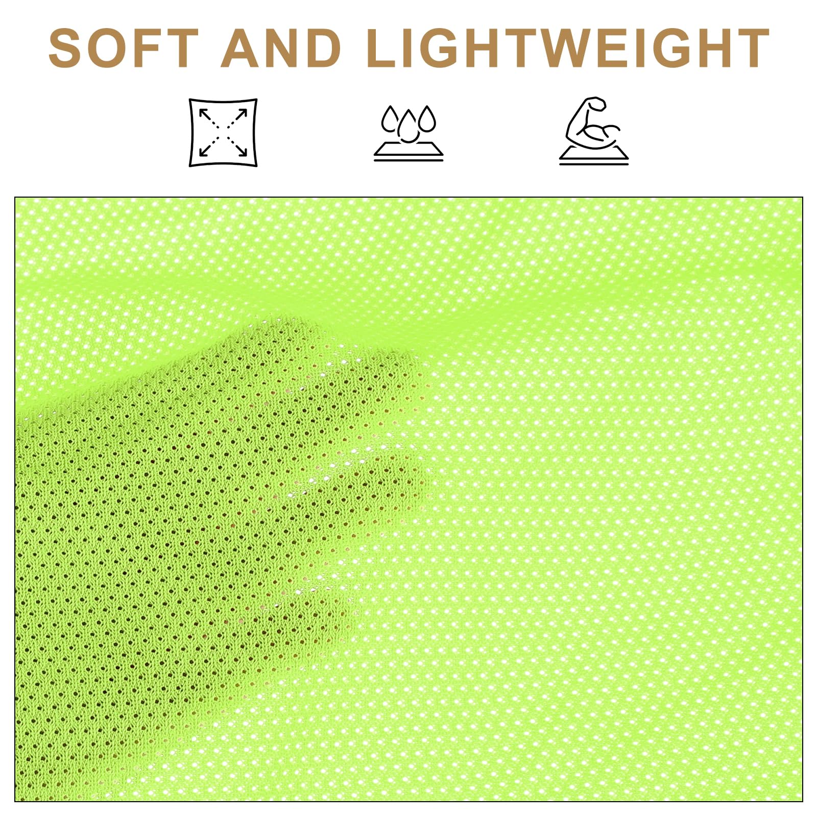 PATIKIL 62 Inch Wide Mesh Fabric Slightly Stretchy for Sewing Backpack Pocket and Straps Netting Clothes, Netting Bags - Image 3