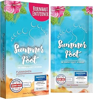 SUMMER FOOT Premium foot-mask to remove cornea: silky-soft and smooth feet after on…