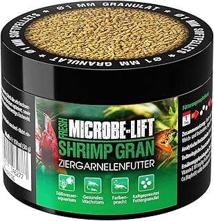 Garnelenfutter Neocaridina Caridina – kaltgepresstes Softgranulat 150 ml / 50 g – sinkend, wasserstabil & hochverdaulich – für Wachstum, Häutung & Farbenpracht – ARKA Shrimp Gran