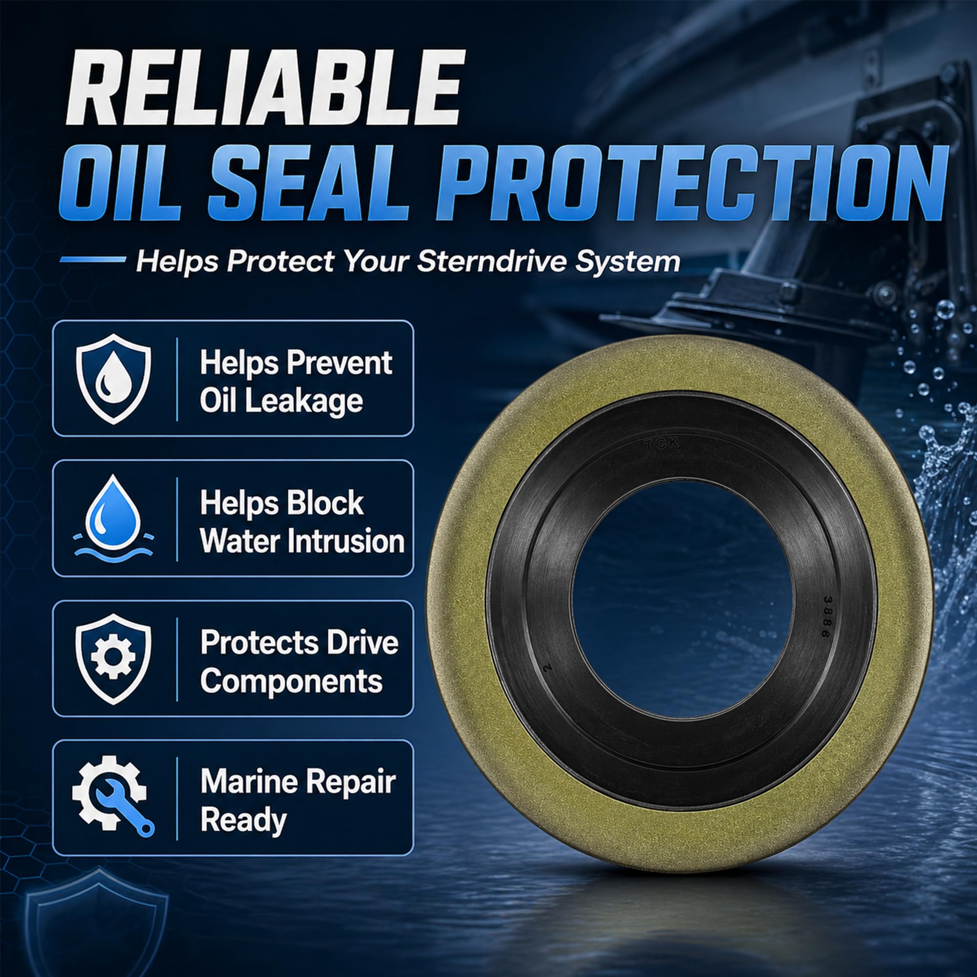 Amazon.com: 88416 Gimbal Bearing Oil Seal Compatible with