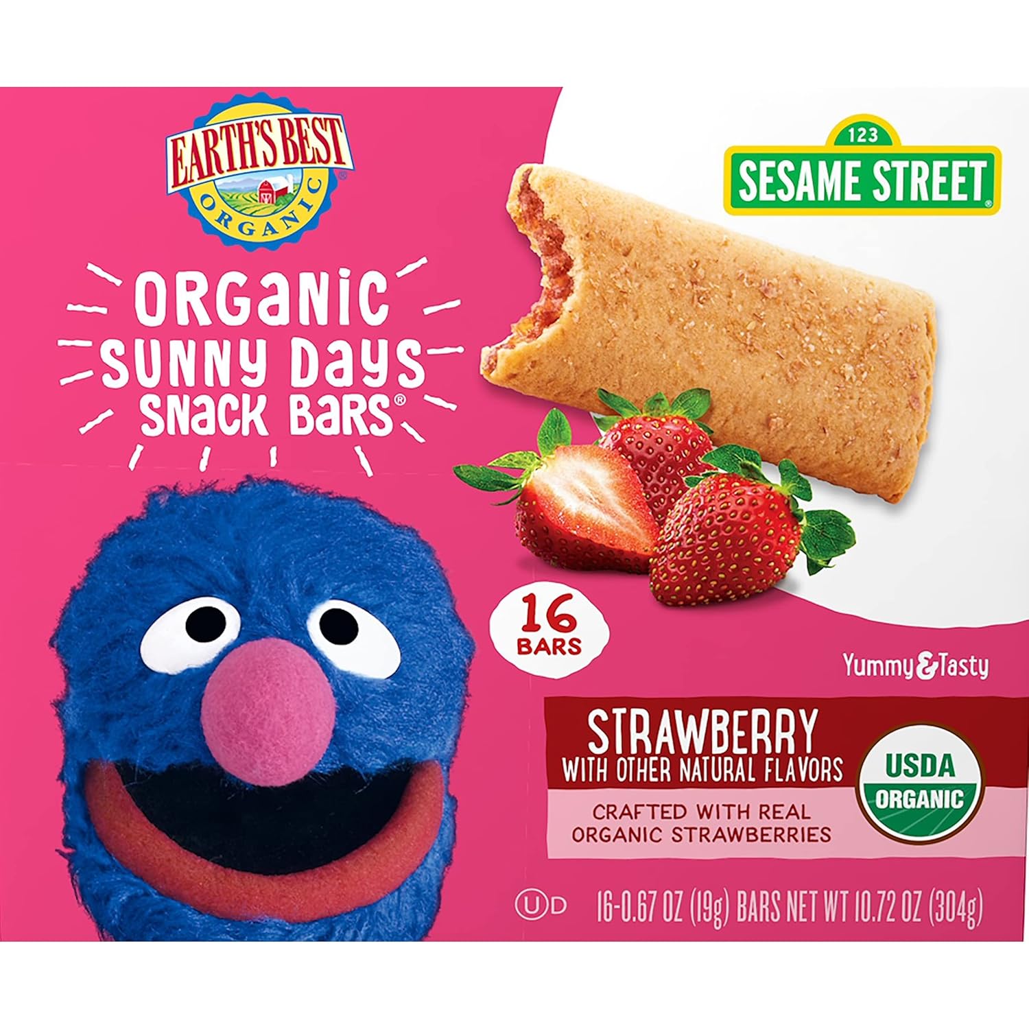 Earth's Best Organic Kids Snacks, Sesame Street Toddler