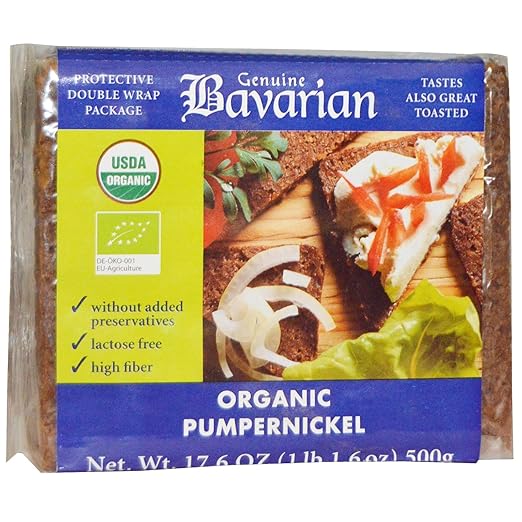 BAVARIAN BREAD Organic Pumpernickle Rye, 17.6 OZ