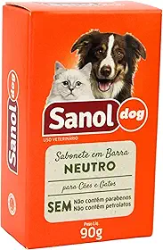 Sabonete Cão/gato Neutro 90g Sanol