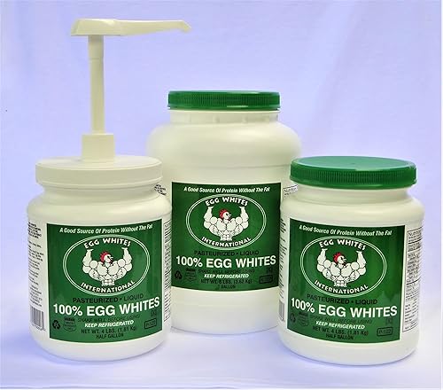 Miniatura 20 de Egg Whites International - Proteína líquida 100% pura de clara de huevo diseñada para beber. AHORA 100% libre de jaulas (2 galones y bomba)