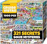 QUOKKA Puzzles 1000 Pieces Adult – Cruise Vistas – Premium Box Packaging with Extra Fun Challenges, Stunning Scenic Animal Puzzle, Perfect for Relaxation, Creativity & Gift Giving