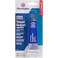 Vista 6 de Permatex 80632 Sellador de roscas con PTFE, 4 onzas, blanco
