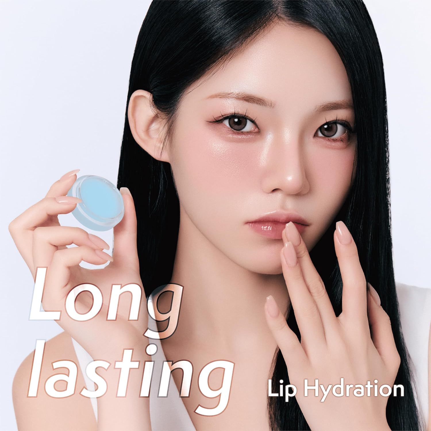 titto Aqua Beam Dual Pot Plumping & Hydrating | Multi-Use Plumper & Lip Balm with Glitter for Glossy Finish Lips, Rich Buttery Texture, Vegan, K Beauty (#01 Aqua Lip Balm/Shine Beam Plumper)