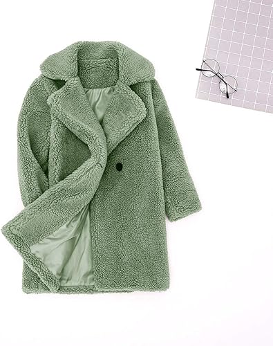 Miniatura 7 de TBUIALL Abrigos de invierno para niñas, forro polar grueso, abrigo cálido resistente al viento, ropa exterior para bebés, chaqueta acolchada para