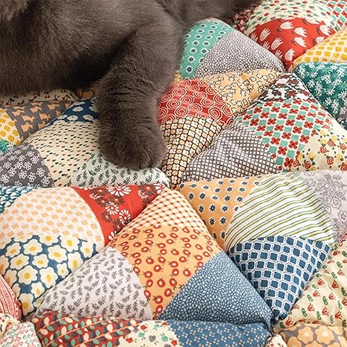 Miniatura 3 de Funda para sofá, funda protectora de algodón Garden Chic para sofá, funda de sofá elegante para propietarios de mascotas