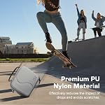 Osmo Mobile 7P/8 Case,Portable PU Shoulder Bag for DJI OM 7p/8 Gimbal Stabilizer Travel Case for DJI Osmo Mobile 8/7P/7 Accessories(Not for OM8P)