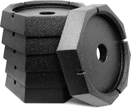 Miniatura 30 de SnapPad Xtra - Almohadilla niveladora de RV permanentemente unida para gatos/patas de aterrizaje redondas de 9 pulgadas (paquete de 4)