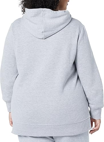 Miniatura 4 de Tienda Essentials - Sudadera tipo túnica de felpa de rizo con capucha para mujer