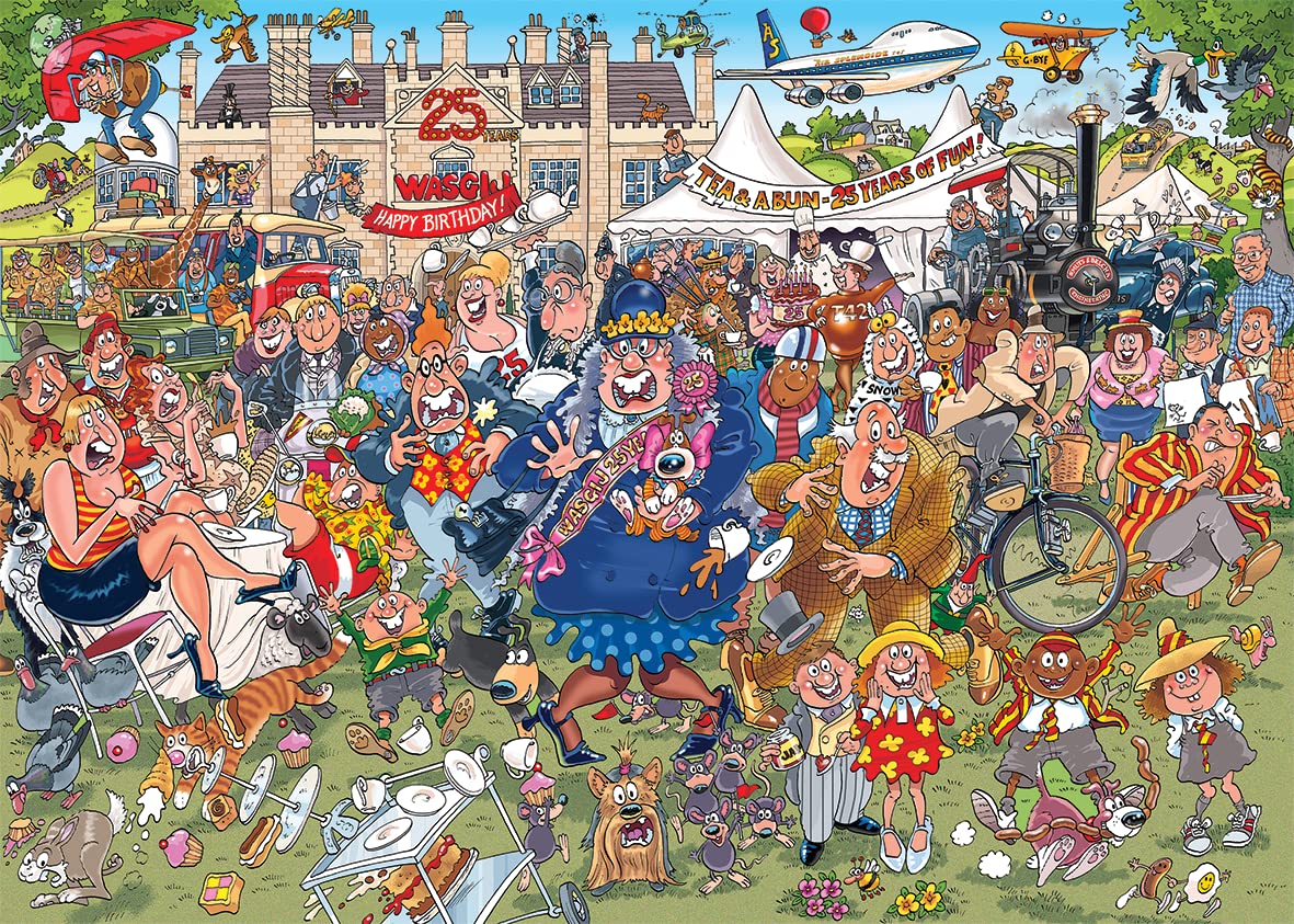 Amazon.com: Jumbo, Wasgij, Original 40 - Garden Party!, 25th