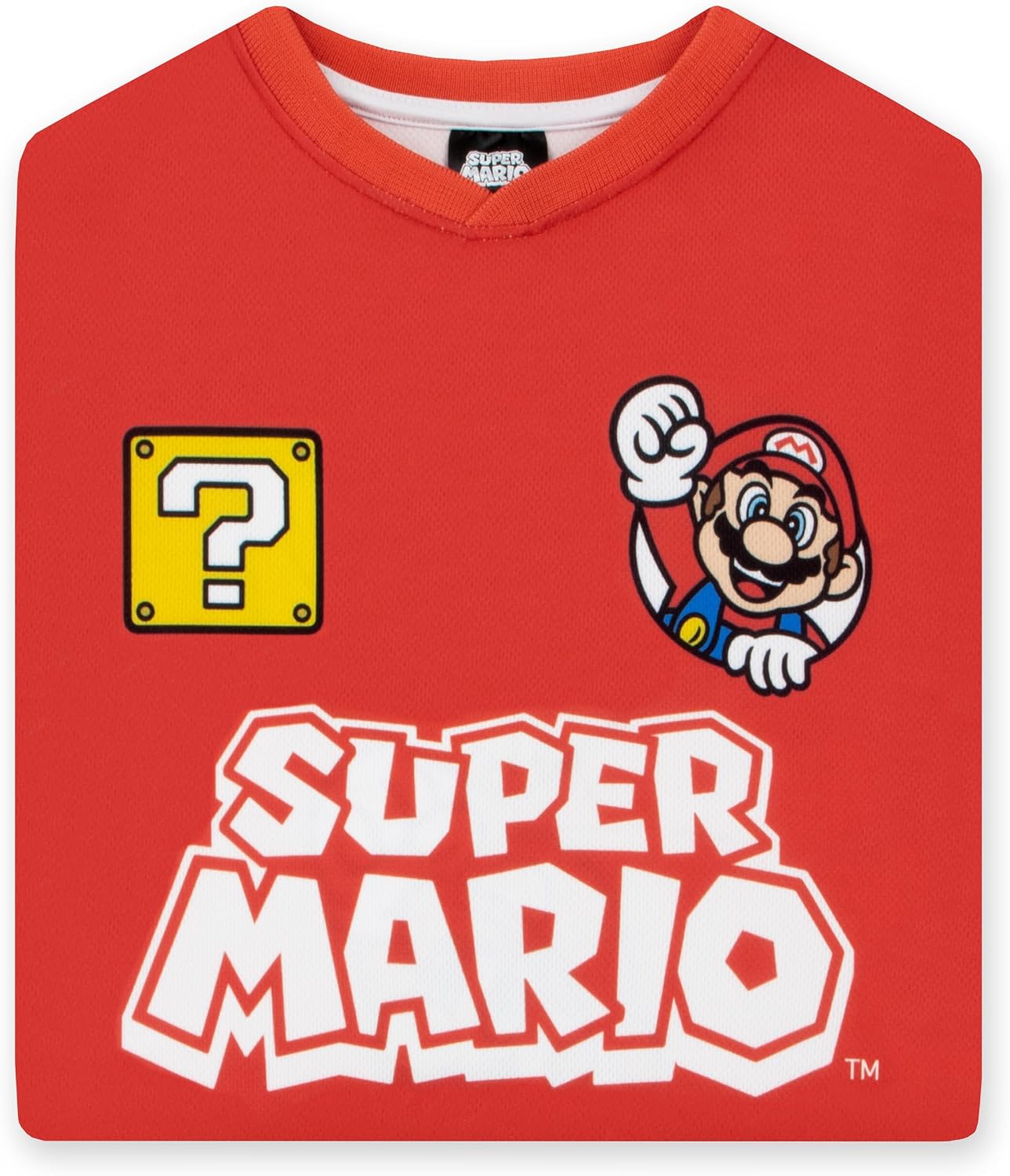 Super Mario Soccer Shirt for Boys, Mario Movie Clothes for Boys, Oversized Kids Soccer Jersey