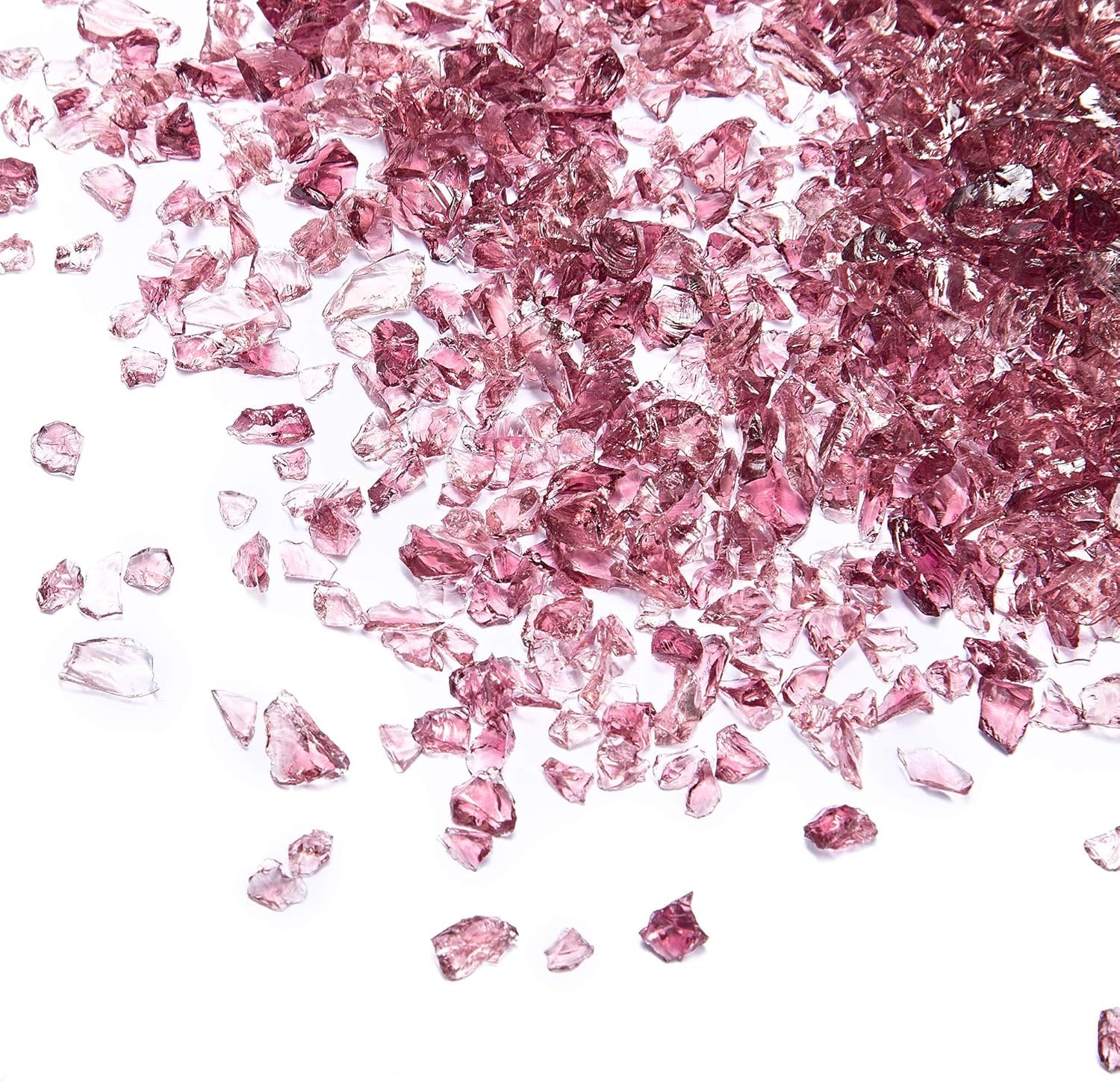 EnaMeena Pack of 200 Gram high Luster Shiny Uneven Purple Crushed Glass in Size 2 to 6 mm for Resin Art Decor Table top Aquarium DIY and More-image-9
