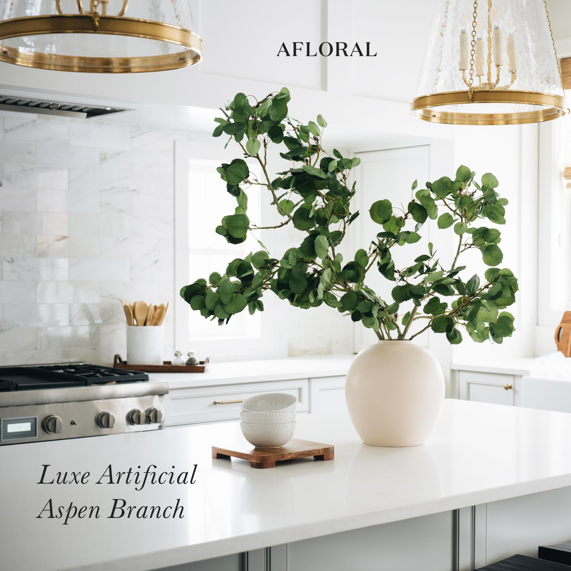 Tall Luxe Artificial Aspen Branch - 51