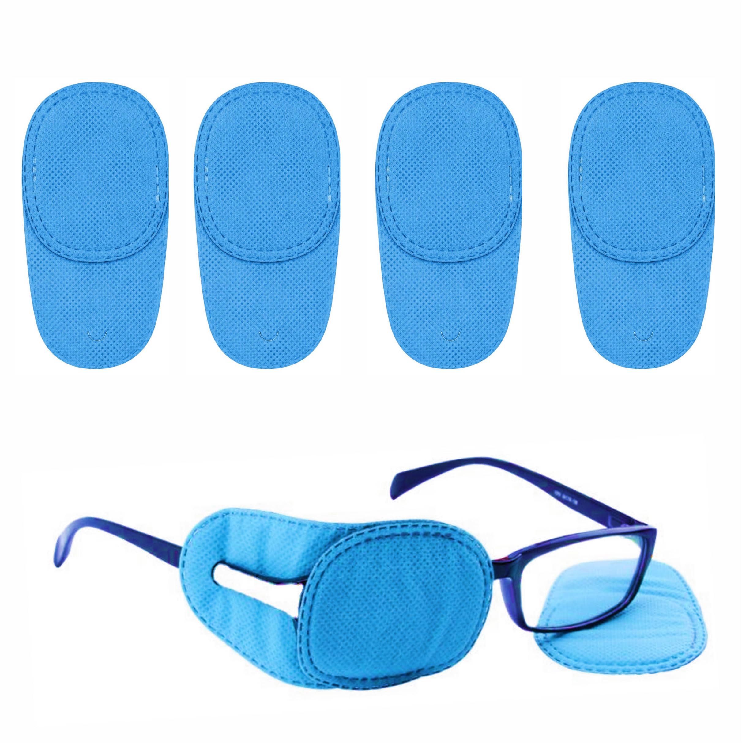 HYZONE Eye Patch For Glasses - 2 Pairs Eye Patches For Lazy Patch For Children & Adults Amblyopia Eyepatch 4 PCS-image-15